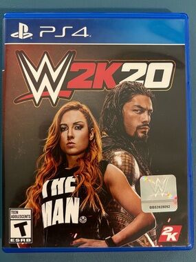 Sony PS4 WWE 2K20 Game - Blue Case
